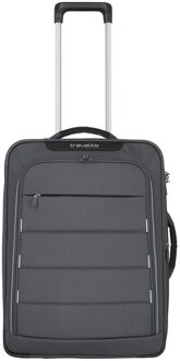 Travelite Skaii 2 Wheel Hybrid Trolley S Expandable anthracite Trolley Grijs - H 55 x B 40 x 23