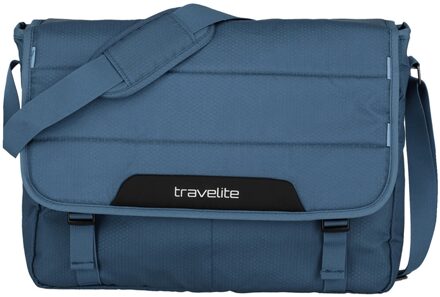 Travelite Skaii Messenger Bag blue Blauw - H 30 x B 41 x D 13