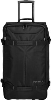 Travelite Tarifa Wheelbag/Doubledecker blackreistas met wielen Zwart - H 70 x B 37 x D 29.5 cm