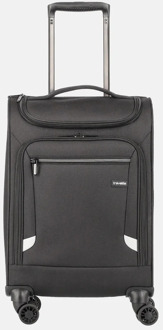 Travelite toploader handbagage koffer 55 cm black Zwart
