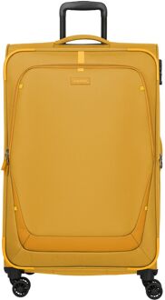Travelite Umbria 4 Wheel Trolley L golden glow zachte koffer lichtgewicht koffer Geel - H 77 x B 47 x D 30 cm