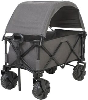 Travellife Burano bolderkar grey met dak Grijs