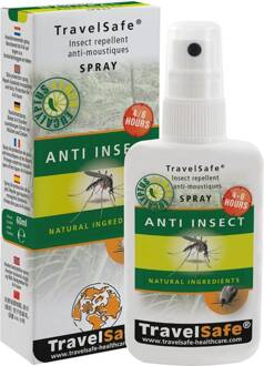 Travelsafe Anti insect spray 60ml - natuurlijke ingrediënten - DEET alternatief