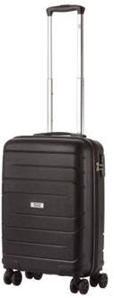 Travelz Big Bars Handbagagekoffer - 55cm Trolley Met Dubbele Wielen - Tsa Slot - Zwart