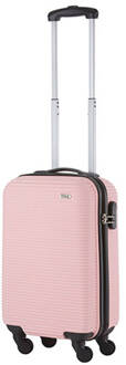 Travelz Horizon Handbagagekoffer - 54cm Handbagage Met Cijferslot - Baby Roze