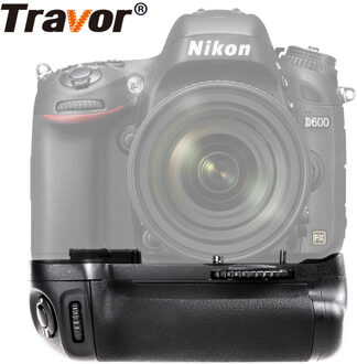 Travor Verticale Batterij Grip Houder Voor Nikon D600 D610 Dslr Camera Werk Met EN-EL15 Batterij Vervanging MB-D14