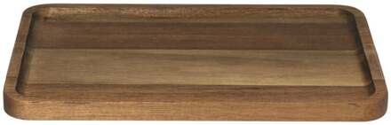 tray acacia middel - bruin - 18x28x1.5 cm