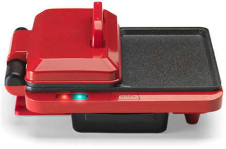 Trebs Contact- en tafel Multi Grill / Comfortcook voor vlees, vis, groenten, pannenkoeken of eieren Trebs 99362 Rood-Zwart