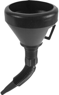 Trechter met flexibele slang zwart 38 cm - Trechters