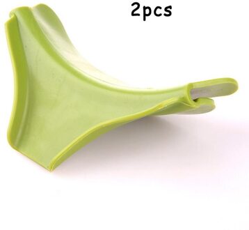Trechter Siliconen Splash Proof Soep Water Drink Deflector Tool Handig Nuttig Huishouden Keuken Koken Gadget 2stk