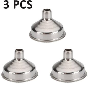 Trechter Staal Keuken Trechter Olie Liquid Mini Trechter Metalen Trechter Met Afneembare Filter Trechter Inblikken Keuken Specialiteit Gereedschap 3stk