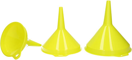 Trechters set groot groen 3-delig