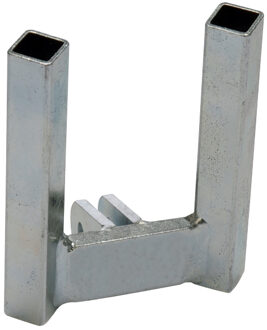 trekhaak adapter Traditional 150 mm zilver Zilverkleurig