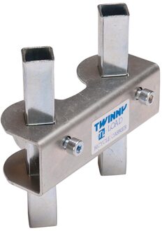 trekhaak adapter Traditional 50/150 mm zilver Zilverkleurig