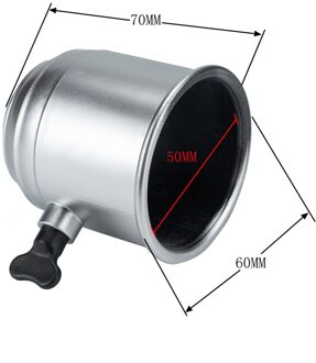 Trekhaak Bescherming Cap Met Schroef Knop Universele 50Mm Trailer Tow Bal Cover Auto Exterieur Decoratie Onderdelen Zilver