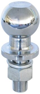 Trekhaakkogel 50 Mm Recht Staal M22 X 55 Mm Zilver