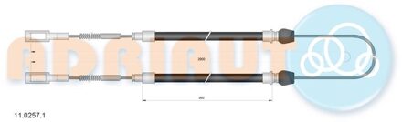 Trekkabel, parkeerrem 1102571