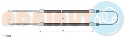 Trekkabel, parkeerrem 110296