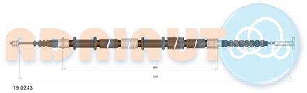 Trekkabel, parkeerrem 190243