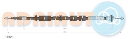 Trekkabel, parkeerrem 190244