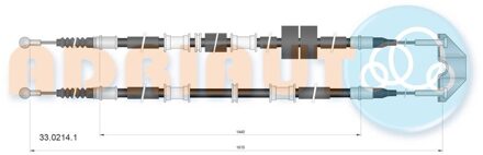 Trekkabel, parkeerrem 3302141