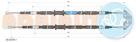Trekkabel, parkeerrem 3302181