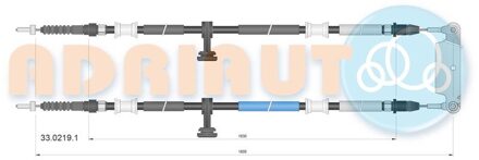 Trekkabel, parkeerrem 3302191