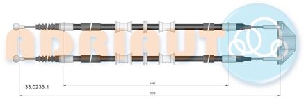 Trekkabel, parkeerrem 3302331