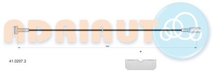 Trekkabel, parkeerrem 4102072