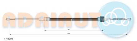 Trekkabel, parkeerrem 470209