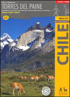 Trekking Chile Trekking kaart Torres del Paine 1:50.000/1:100.000