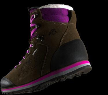 Trekking- en Wandelschoenen voor Dames met Wollen Winterlaarzen Bruin