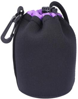 Trekkoord Camera Lens Neopreen Tas Dikke Beschermende Draagbare Pouch Shockproof Soft Quick Release Lichtgewicht Camera Decor