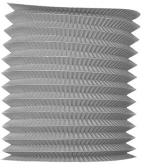 Treklampion - metallic zilver- papier - D20cm - decoratie