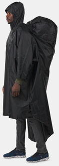 Trekmates Deluxe Poncho Zwart - One size