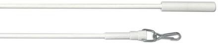 Trekstang 150cm - 4000468 - Staal - Wit