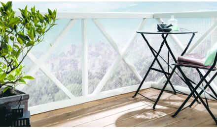 Trellis Cuadranet - Synthetisch - Wit - 100x300cm