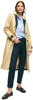 Trench Coats Brooks Brothers , Beige , Dames - Xl,L,M,S,Xs