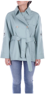 Trench Coats Fay , Green , Dames - S,Xs