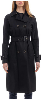 Trench Coats Herno , Black , Dames - L,M,S