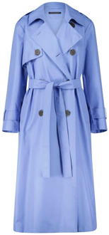 Trench Coats Marina Rinaldi , Blue , Dames - 2Xl,Xl,L,3Xl,4Xl