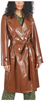 Trench Coats Trench & Coat , Brown , Dames - L,M