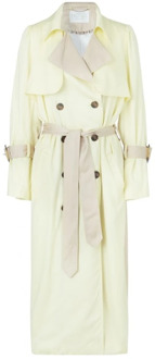 Trenchcoat Notes Du Nord , Yellow , Dames - S