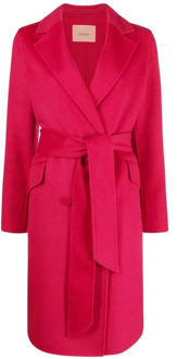 Trenchcoat Twinset , Pink , Dames - XS
