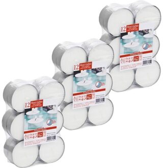 Trend Candles Waxinelichtjes - 36x stuks - 8 branduren