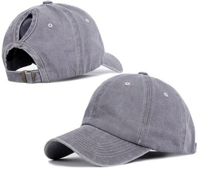 Trend Cap Outdoor Sport Baseball Cap Lente/Zomer Verstelbare Mannen En Vrouwen hip-Hop Hoeden grijs