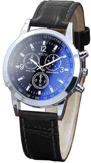 Trend Casual Mannen Quartz Horloge Stijlvolle Dial Horloges Klok Temperament Mannen Lederen Horloges Relogio Masculino
