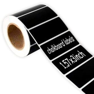 trend Kerst moderne populaire blackboard vinyl label 200/roll 1.57X3 inch herhaalbare krijt papier