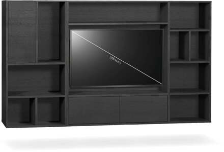 Trendhopper Cinewall Welland Noir - - Breedte: 283.00 cm