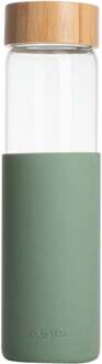 Trendhopper Drinkfles Glas 700ml Groen
